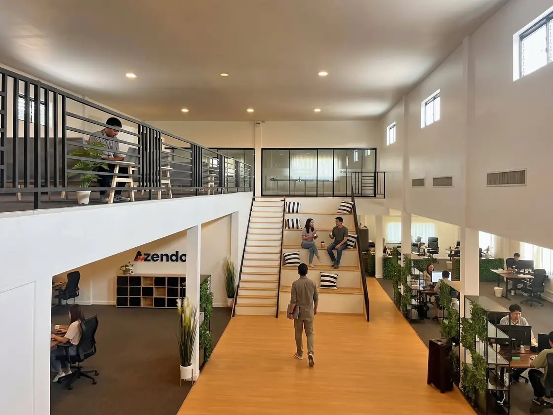 The hall of the Azendo Chiang Mai office, where our dedicated teams work